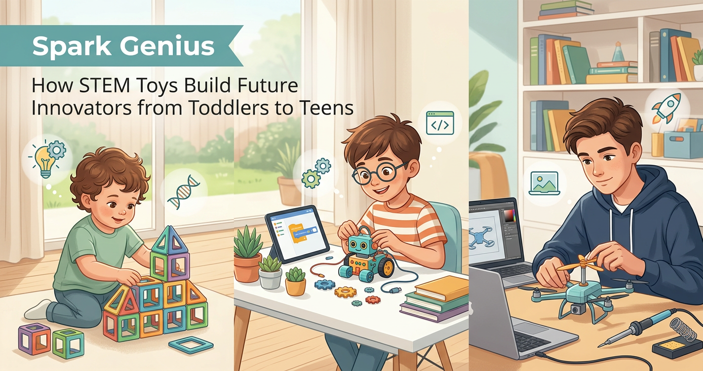 Spark Genius: How STEM Toys Build Future Innovators from Toddlers to Teens